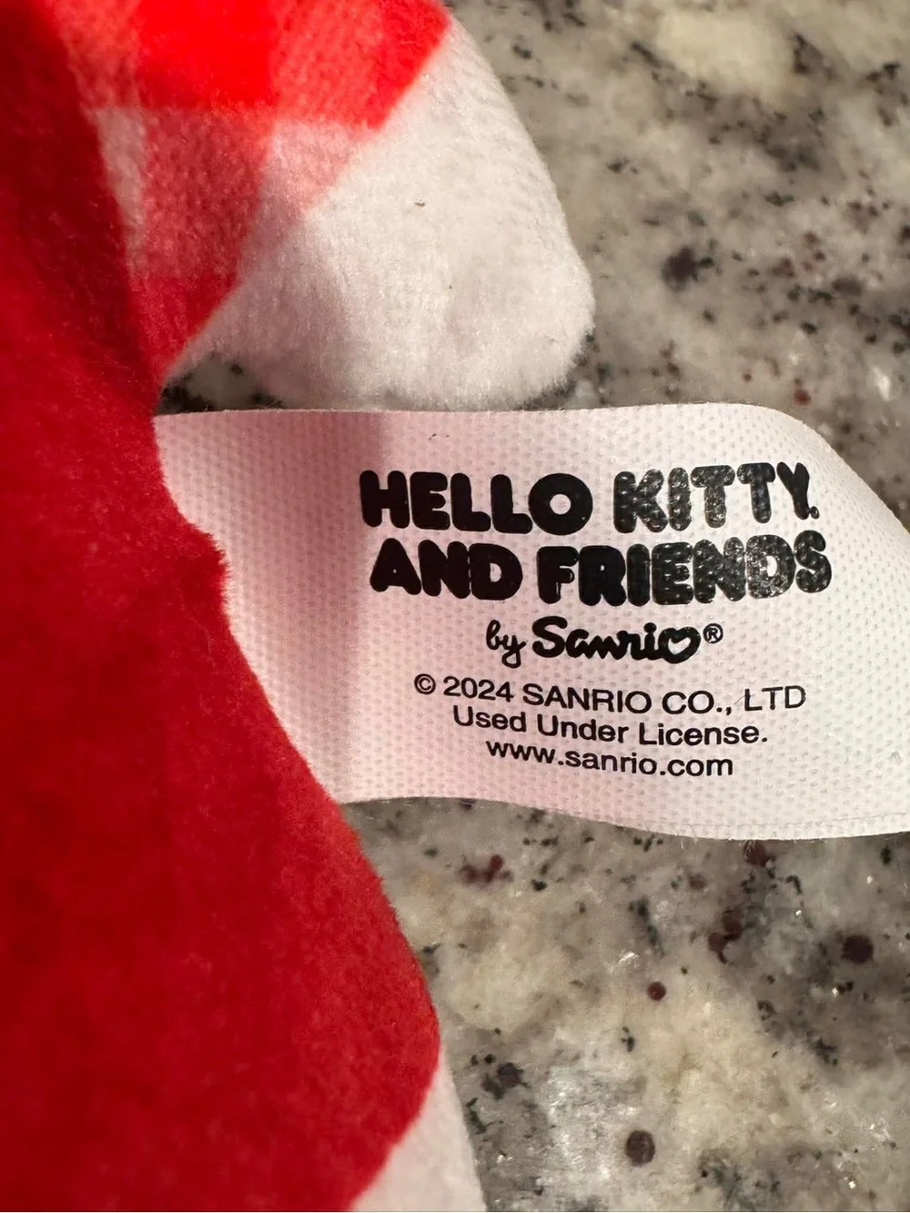 Sanrio Hello Kitty Plush in Red, White & Yellow